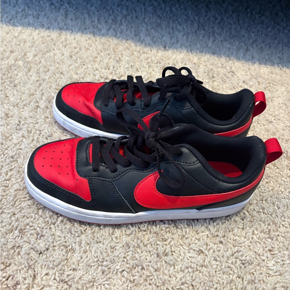 Nike Red and Black Sneakers